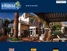 Tablet Screenshot of hostalamimosa.com